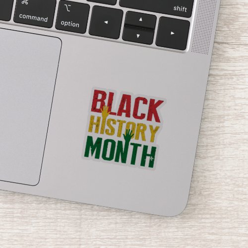 black history month sticker