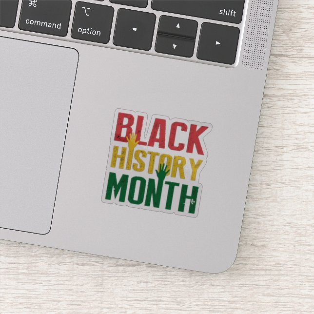 black history month sticker (Detail)