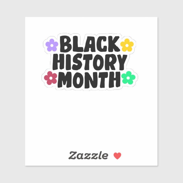 Black History Month Sticker (Sheet)