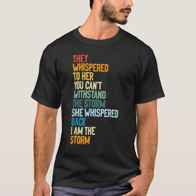 Black History Month Strong Black Woman I Am The St T-Shirt (Front)
