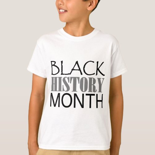 Black History Month T_Shirt