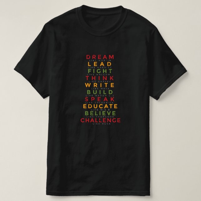 Black history month T-Shirt (Design Front)