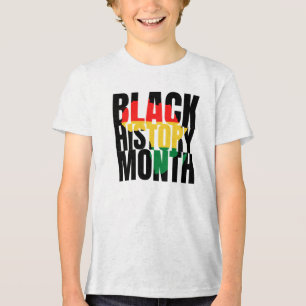 Black History Month T-Shirt Tri-Blend Shirt