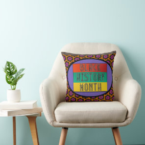 Black History Month Throw Pillow