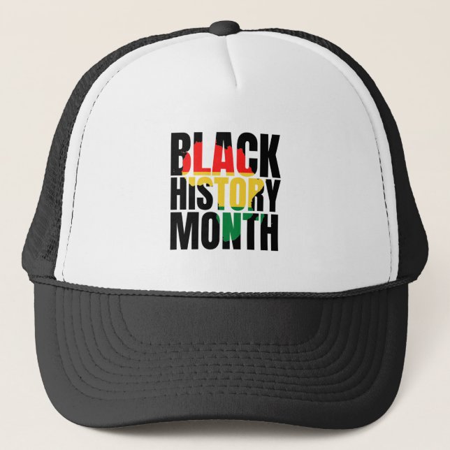 Black History Month  Trucker Hat (Front)