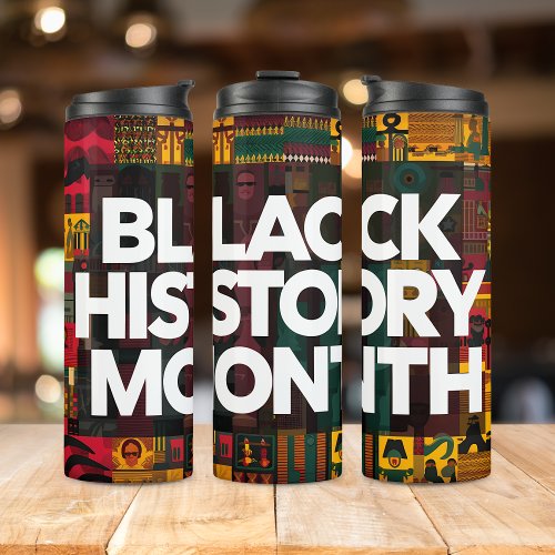 Black History Month Tumbler _ Vibrant Graphic