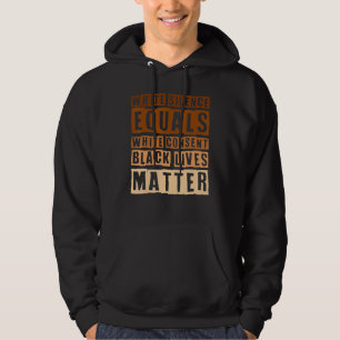 Black History Month White Silence Equals White Con Hoodie