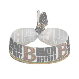 Black History Multi Color Hair Ties