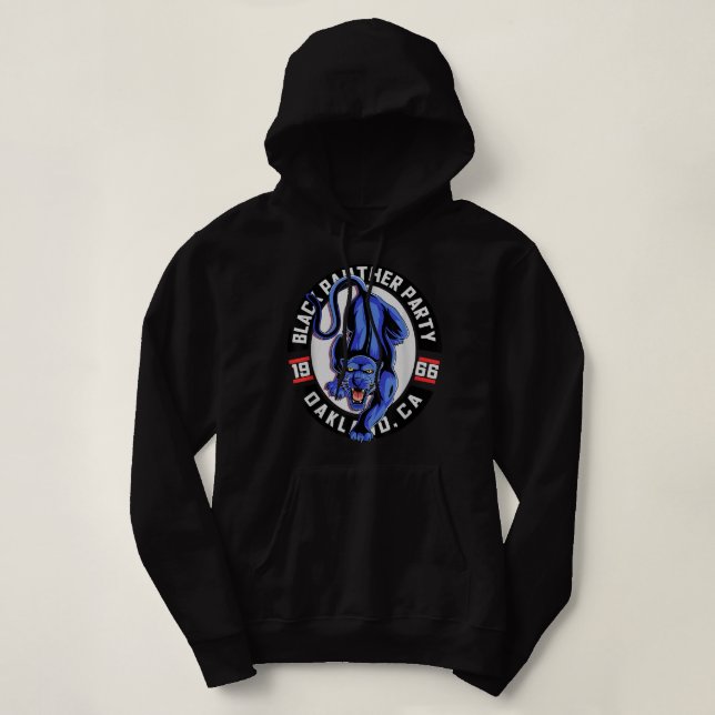 Black History Panther Party 1966 Oakland Californi Hoodie (Design Front)