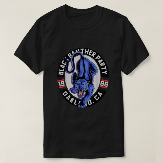 Black History Panther Party 1966 Oakland Californi T-Shirt (Design Front)