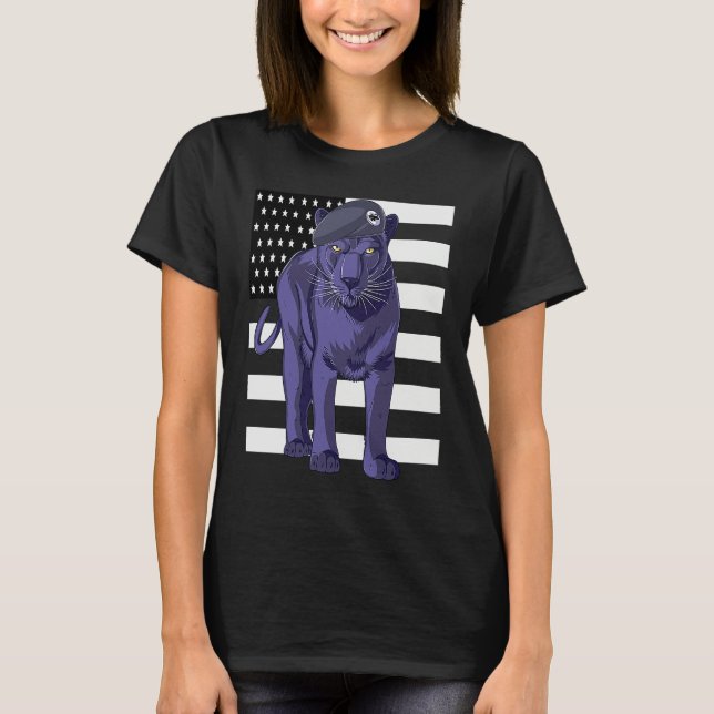 Black History Panther Party T-Shirt (Front)