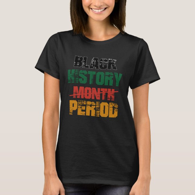 Black History Period African American Teacher Men  T-Shirt (Front)