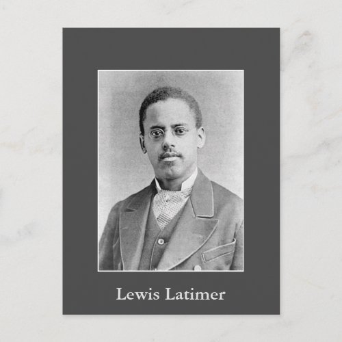 Black History Photograph of Inventor Lewis Latimer Postcard