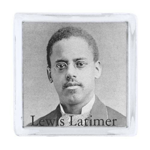 Black History Photograph of Inventor Lewis Latimer Silver Finish Lapel Pin