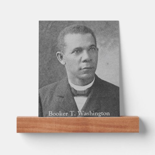 Black History Picture of Booker T Washington Picture Ledge
