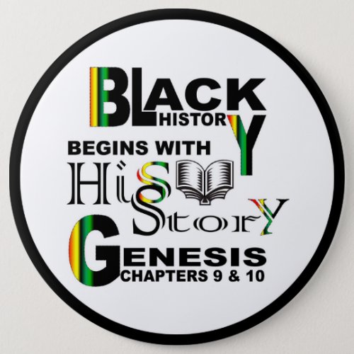 Black History Pin Back Button 6