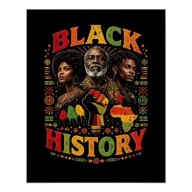 Black History Poster (Front)