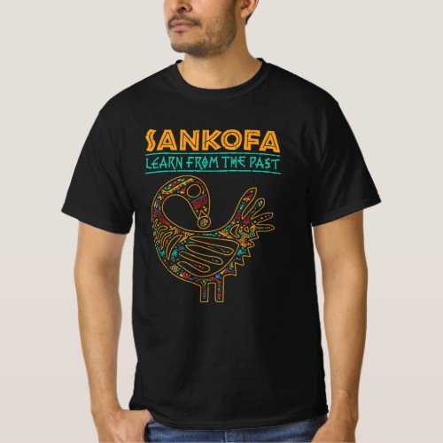 Black History Sankofa African Bird Junenth T_Shirt