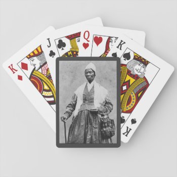 Black History Sojourner Truth Playing Cards by Regella at Zazzle