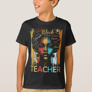 Black History Teacher African American Women Dashi T-Shirt