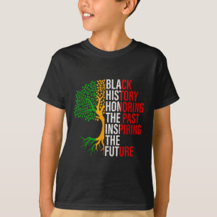 Black History Tree Black History Is American Histo T-Shirt
