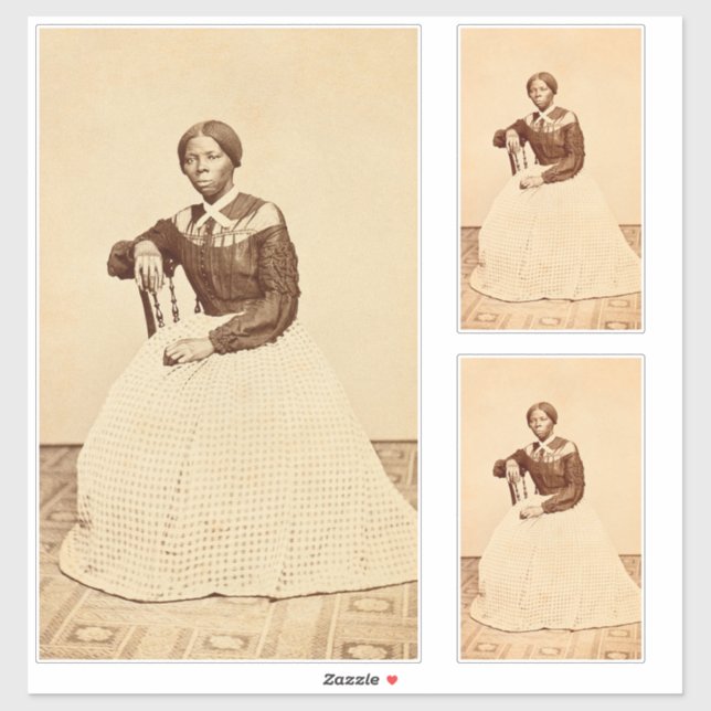 Black History: Young Harriet Tubman, Civil Rights Sticker (Sheet)