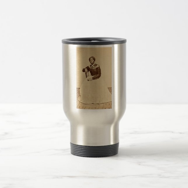 Black History: Young Harriet Tubman, Civil Rights Travel Mug (Center)