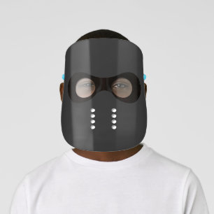 Black Hockey Goalie Kids' Face Shield