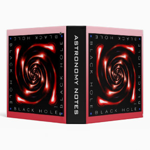 Black Hole 3 Ring Binder