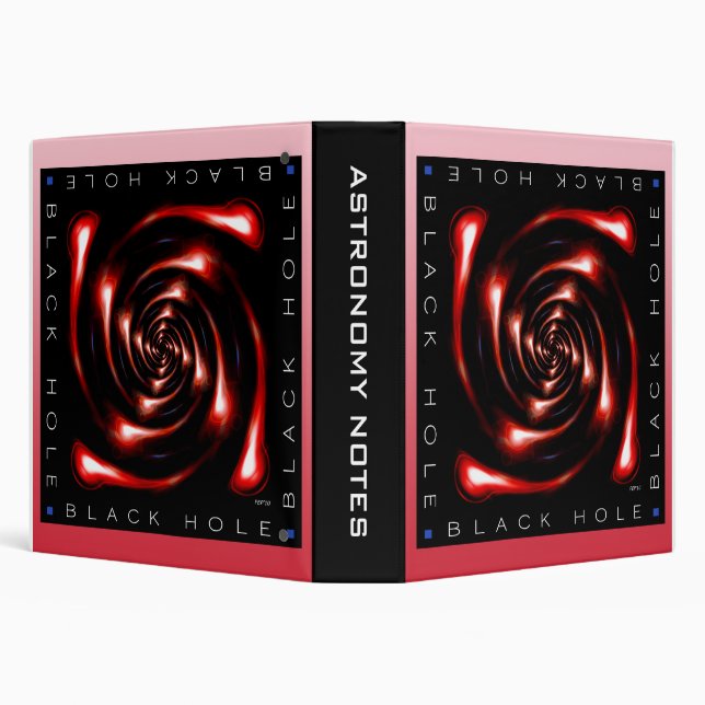 Black Hole 3 Ring Binder (Background)