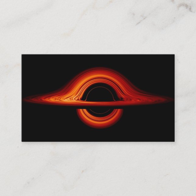 Black Hole Accretion Disk Business Card (Front)