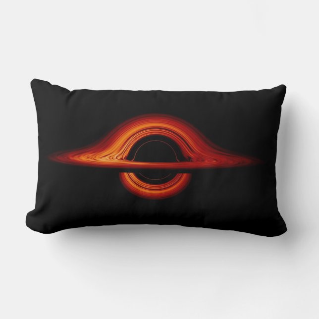 Black Hole Accretion Disk Lumbar Pillow (Front)