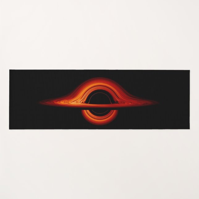 Black Hole Accretion Disk Yoga Mat (Front (Horizontal))