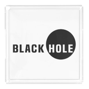 Black Hole Acrylic Tray
