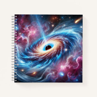 Black Hole & Astrophysics Cosmic Energy & Space Notebook