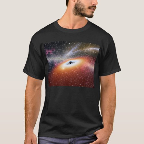 Black Hole at the Center of a Galaxy T_Shirt