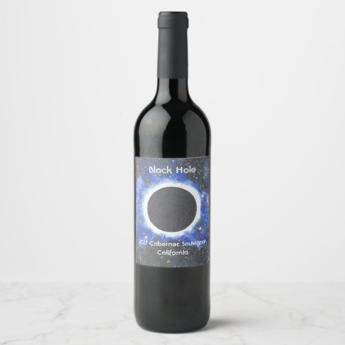 Black Hole Cabernet Sauvignon Wine Label