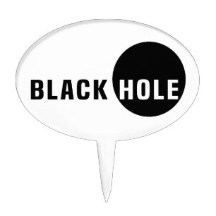 Black Hole Cake Topper