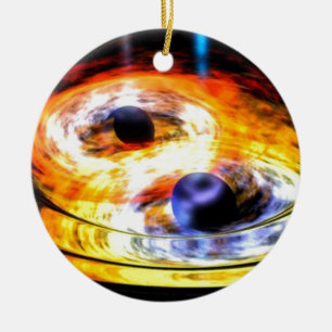 black hole ceramic ornament