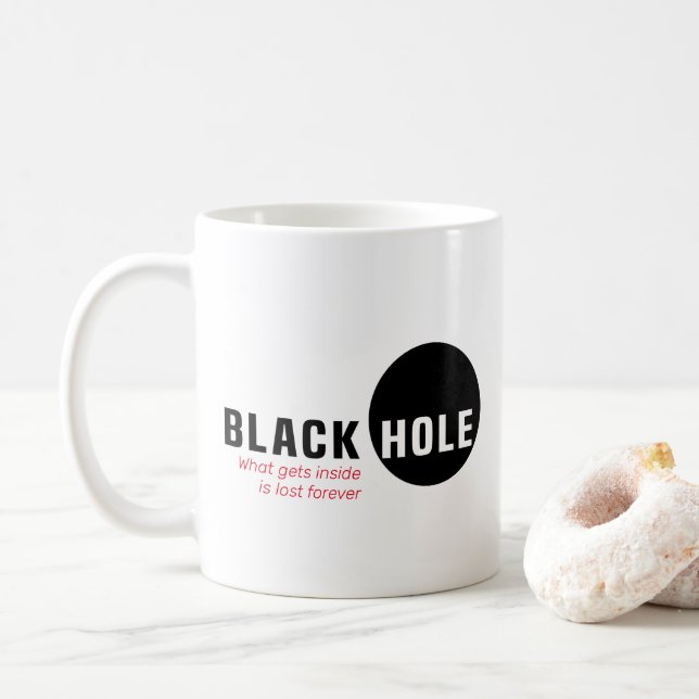Black Hole Coffee Mug (With Donut)