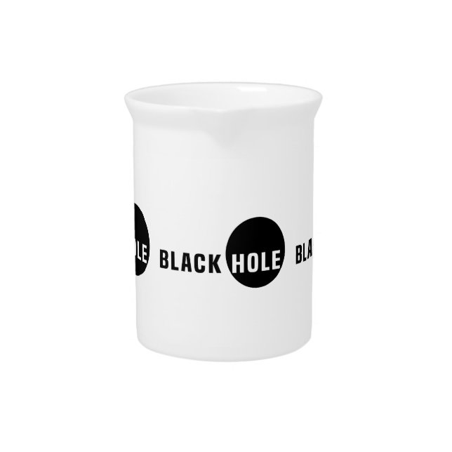 Black Hole Drink Pitcher (Front)