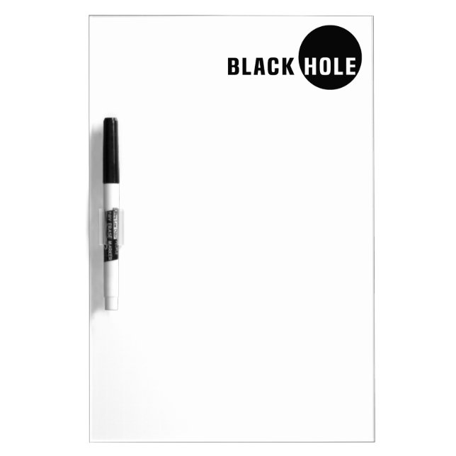Black Hole Dry Erase Board (Front)