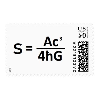 Black Hole Entropy Formula Postage