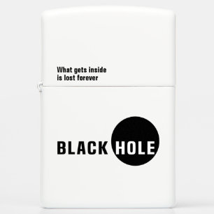 Black hole funny, elegant, customizable zippo lighter