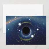 Black hole in front of the Large Magellanic Cloud (Front/Back)
