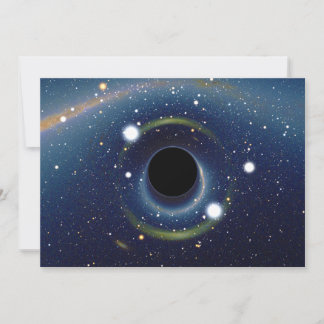 Black hole in front of the Large Magellanic Cloud