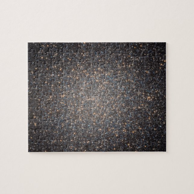 Black Hole in Omega Centauri NGC 5139 from Hubble Jigsaw Puzzle (Horizontal)