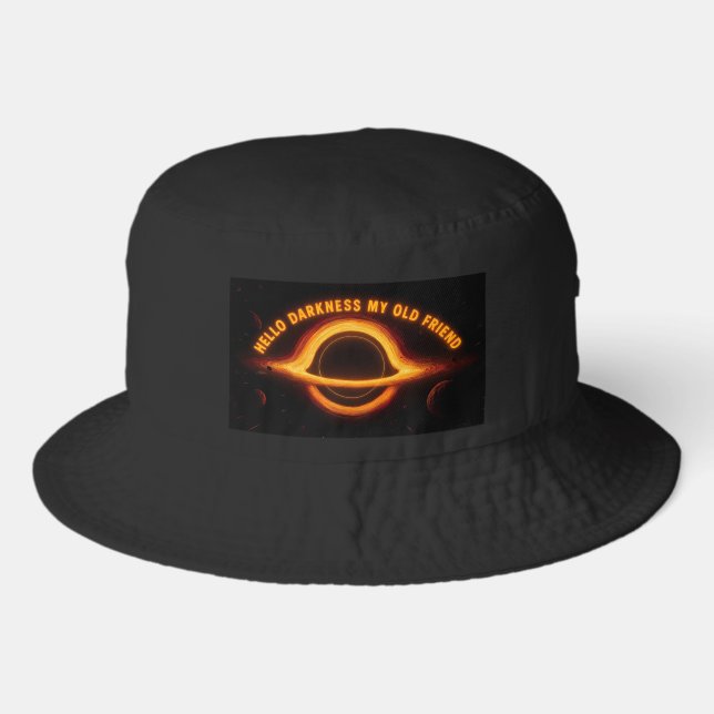 Black Hole Interstellar Conversation Bucket Hat (Front)