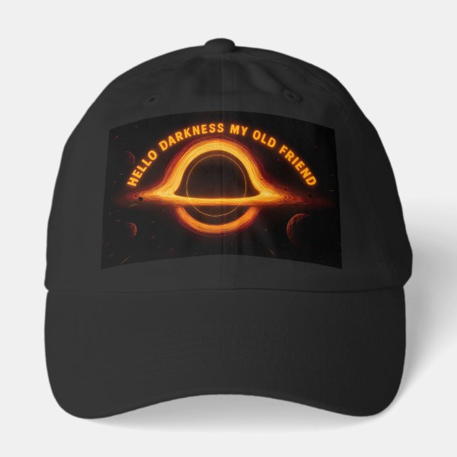 Black Hole Interstellar Conversation Hat (Front)