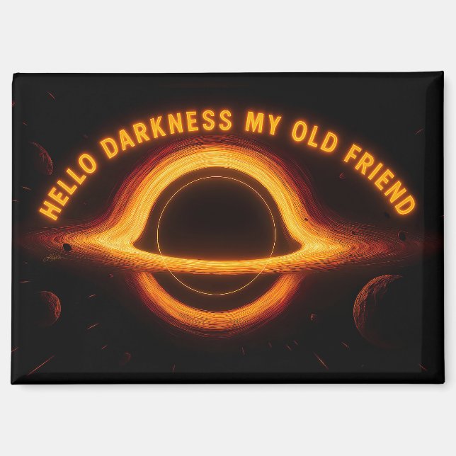 Black Hole Interstellar Conversation Magnet (Front)